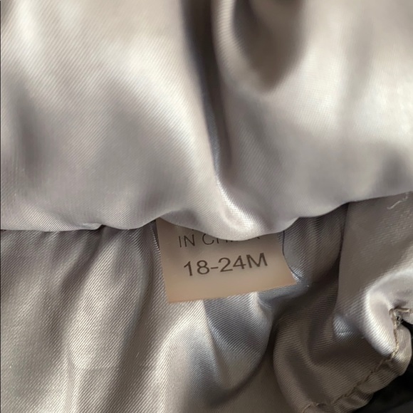 SAM Girl Puffer Coat with real fur size 18-24m - Picture 9 of 11